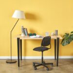 Γραφείο Eridanos ξύλινη μαύρη μελαμίνη 120x60x75cm ed16031