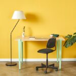 Γραφείο Eridanos ξύλινo mint πράσινο χρώμα μελαμίνη 120x60x75cm ed16033