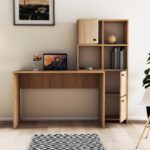 Γραφείο Vorrei plus oak χρώμα μελαμίνη 156 8x51 5x146 8cm ed16081 - Image 5