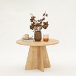 Τραπεζάκι σαλονιού Mushroom Sapphire Oak μελαμίνη 60x40cm ed16082 - Image 3