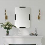 Καθρέφτης Pera μέταλλο 50x70cm ed16085