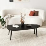 Τραπέζι σαλονιού Sweet ανθρακί μασίφ ξύλο 115x50x38εκ ed16092