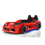 Κρεβάτι αυτοκινήτου Mac κόκκινο μελαμίνη 130x235x60εκ ed1611 - Image 2