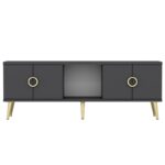 Έπιπλο τηλεόρασης Κey ανθρακί 120x45x30cm ed16165 - Image 3