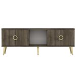 Έπιπλο τηλεόρασης Κey καρυδί 120x45x30cm ed16166 - Image 3