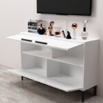 Μπουφέ Caro λευκό 120x75x30cm ed16188 - Image 5