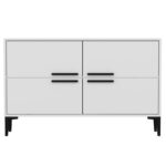 Μπουφέ Caro λευκό 120x75x30cm ed16188 - Image 4