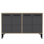 Μπουφέ Stria Sapphire Oak ανθρακί 120x75x30cm ed16199 - Image 3