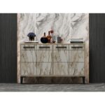 Μπουφέ Stria Sapphire Oak Marble 120x75x30cm ed16200