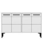 Μπουφέ Stria λευκό 120x75x30cm μελαμίνη ed16202 - Image 3