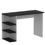 Γραφείο Nuovo μαύρο λευκό 110x45x71 8cm μελαμίνη ed16220 - Image 3