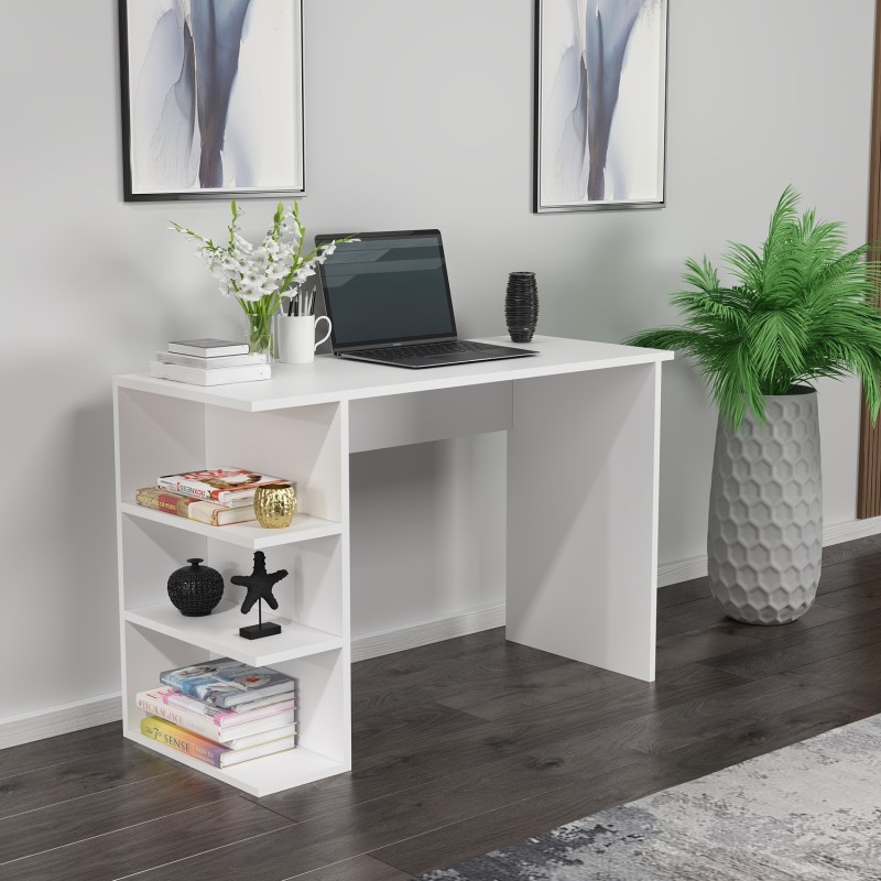 16223_0-800x800 Γραφείο Nuovo λευκό 110x45x71 8cm μελαμίνη ed16223 - Image 1