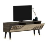 Έπιπλο τηλεόρασης Toronto καρυδί Sapphire Oak 120x29 6x45 2cm ed16226 - Image 4