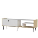Έπιπλο τηλεόρασης Rio λευκό Sapphire Oak 150x35x46cm ed16245 - Image 5