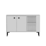 Μπουφέ Deserto λευκό 120x35x75cm ed16248 - Image 2