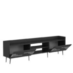 Έπιπλο τηλεόρασης Andros ανθρακί 183 6x52 6x29 6cm ed16254 - Image 4