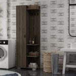 Ντουλάπι μπάνιου Flexi καρυδί μελαμίνη 59 6x31 7x175 8εκ ed16261