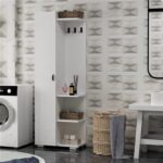 Ντουλάπι μπάνιου Flexi άσπρο μελαμίνη 59 6x31 7x175 8εκ ed16263