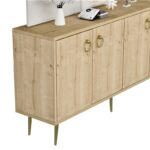 Μπουφέ Drop Sapphire Oak 140x40x75cm ed16275 - Image 3