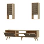 Έπιπλο τηλεόρασης Newyork Sapphire Oak 150x35x45cm ed16277 - Image 5