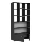 Βιβλιοθήκη Penguen ανθρακί μελαμίνη 93 6x29 6x186 6εκ ed16278 - Image 4