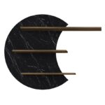 Έπιπλο τηλεόρασης Padre μελαμίνη καρυδί μαύρη 181x29 5x58 4cm ed1627 - Image 3