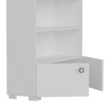 Βιβλιοθήκη Penguen άσπρο μελαμίνη 93 6x29 6x186 6εκ ed16281 - Image 3