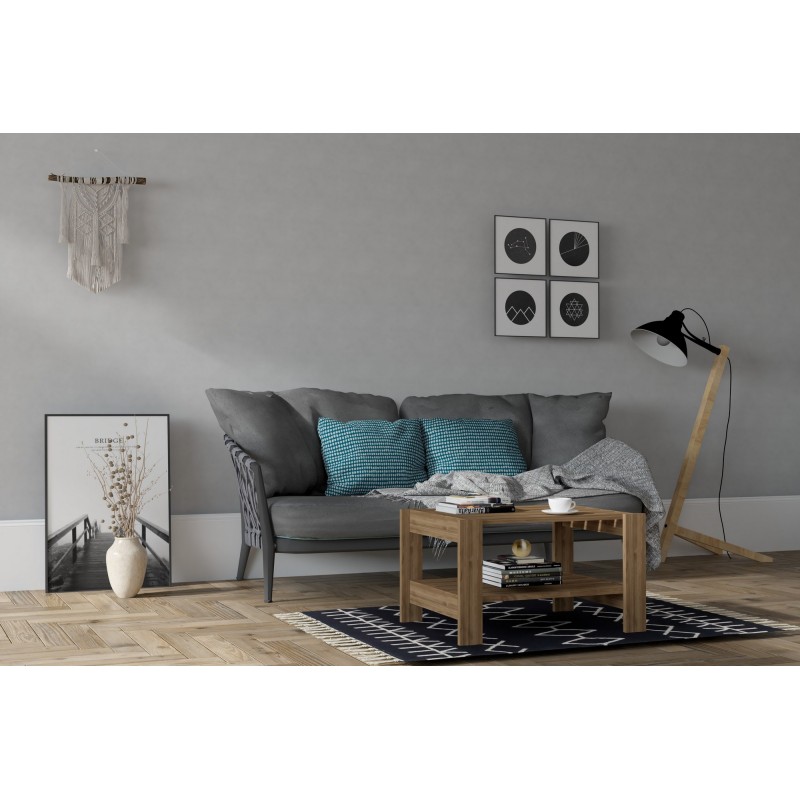 16315_0-800x800 Τραπέζι σαλονιού Herb καρυδί μελαμίνη 69 8x50x40εκ ed16315 - Image 1