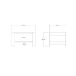 Τραπέζι σαλονιού Herb καρυδί μελαμίνη 69 8x50x40εκ ed16315 - Image 2