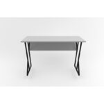 Γραφείο Nely λευκό μελαμίνη 160x24 5x50 4cm ed16325 - Image 2