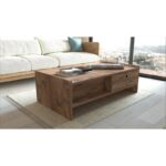 Τραπέζι σαλονιού Boey atlantic pine μελαμίνη 110x60x35εκ ed16326