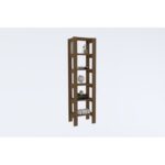 Βιβλιοθήκη Creator καρυδί μελαμίνη 49 8x33 6x180εκ ed16330 - Image 3