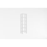 Βιβλιοθήκη Creator άσπρο μελαμίνη 49 8x33 6x180εκ ed16331 - Image 3