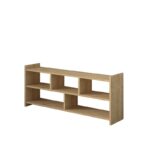 Σετ επίπλων σαλονιού Pera Sapphire Oak μελαμίνη 117 6x26x55cm ed16340 - Image 3