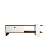 Σετ επίπλων σαλονιού Gaye καρυδί άσπρη μελαμίνη 120x25x36 8cm ed16343 - Image 3