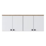 Ντουλάπι Bao καρυδί άσπρο μελαμίνη 120x42 5x46 8εκ ed16365 - Image 5