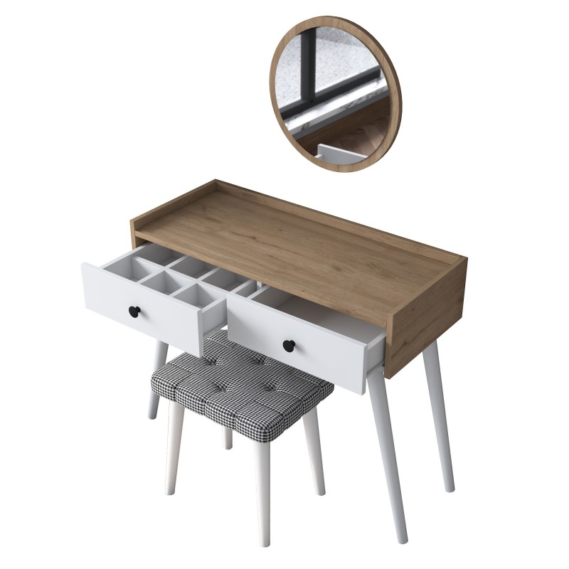 16376_0-800x800 Τουαλέτα Fog καρυδί άσπρο μελαμίνη 98 6x40x83 8εκ ed16376 - Image 1