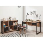 Σετ γραφείου COSMO 136x89x35cm μελαμίνη μέταλλο ed16402