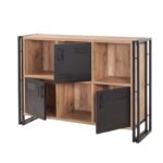 Σετ γραφείου COSMO 136x89x35cm μελαμίνη μέταλλο ed16402 - Image 5