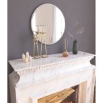 Καθρέφτης Venu mdf 60x60cm λευκός ed16411