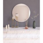 Καθρέφτης Venu mdf 60x60cm λευκός ed16411 - Image 5