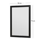 Καθρέφτης Lipa mdf μαύρο 50x75cm ed16418 - Image 2