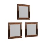 Καθρέπτης Otto σετ 3 τεμάχια μπρονζέ 40x3x40εκ ed16422 - Image 3