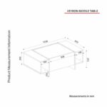 Σετ σαλονιού Verona μαύρο χρυσό 180x32 3x45cm μελαμίνη ed16510 - Image 3