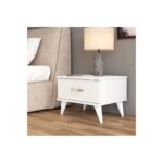 Κομοδίνο Auburn λευκή μελαμίνη 52x44 5x39 1cm ed16512 - Image 4