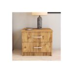 Κομοδίνο Auburn atlantic pine μελαμίνη 52x44 5x44 6cm ed16520