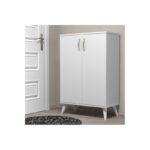 Παπουτσοθήκη Salerno λευκή 72x35 5x109cm ed16523 - Image 4