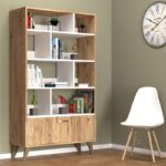 Βιβλιοθήκη Fir Atlantic pine άσπρο μελαμίνη 90x35 5x159 6εκ ed16531 - Image 4