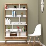 Βιβλιοθήκη Fir Atlantic pine άσπρο μελαμίνη 90x35 5x159 6εκ ed16531 - Image 3