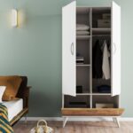 Ντουλάπα Gread atlantic pine άσπρο μελαμίνη 80x47x167 6εκ ed16545 - Image 4